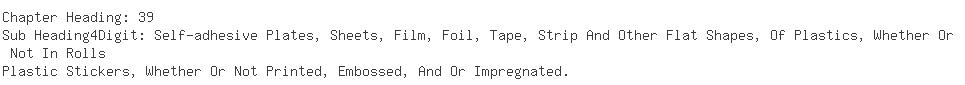 Indian Importers of adhesive tape - Lufthansa German Airlines