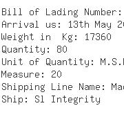 USA Importers of alcohol - Samrat Container Lines Inc