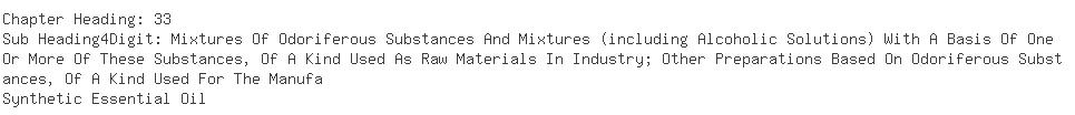 Indian Importers of aromatic chemical - S. S. Enterprises