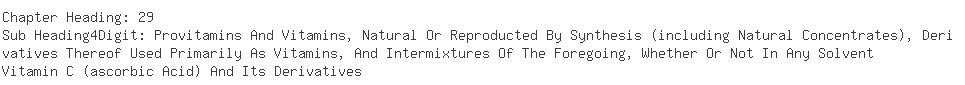 Indian Importers of ascorbic acid - K Sevantilal And Co