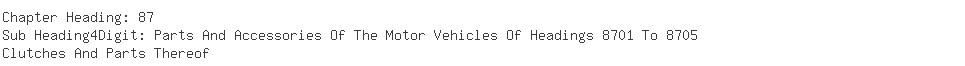 Indian Importers of axle - Hindustan Motors Ltd