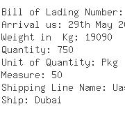 USA Importers of ball bearing - Egl Ocean Line