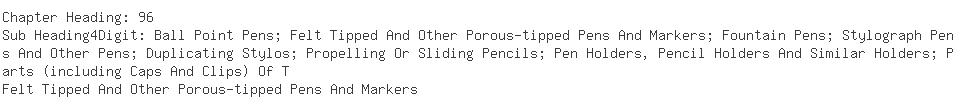 Indian Importers of ball pen - Indo Exim