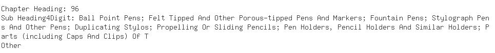 Indian Importers of barrel - Linc Pen Plastics Ltd