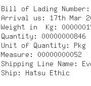 USA Importers of bearing housing - Transcon Shipping Co Inc