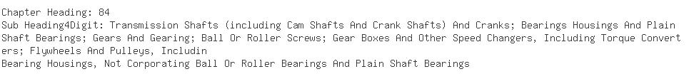 Indian Importers of bearing thrust - Jabil Circuit India Pvt. Ltd