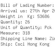 USA Importers of blade - China Container Line Ltd