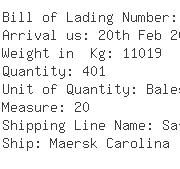 USA Importers of blanket - Multilink Container Line Llc
