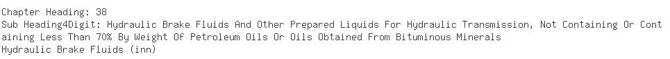 Indian Importers of brake fluid - Sunstar-cci (india) Private Limited