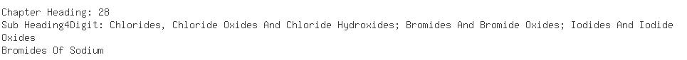 Indian Exporters of bromide - S  &  D Chemicals Ltd. Indian Branch Offi