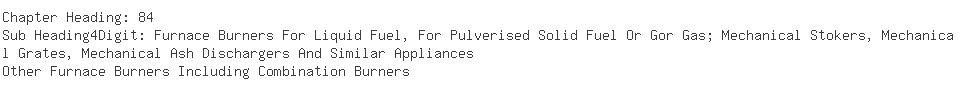 Indian Importers of burner - Gujarat Guardian Ltd