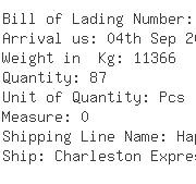 USA Importers of bushing - Dhl Danzas Air  &  Ocean