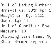 USA Importers of bushing - Panalpina Inc -ocean Freight