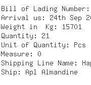 USA Importers of carbon alloy - Egl Ocean Line