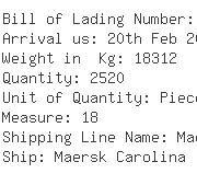 USA Importers of cardboard - Kuehne  &  Nagel Inc