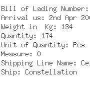 USA Importers of case unit - Celebrity Cruises Inc