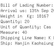 USA Importers of cast product - Kuehne Nagel Inc