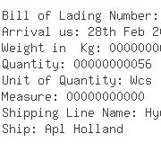 USA Importers of cast steel - Blue Anchor Line C/o