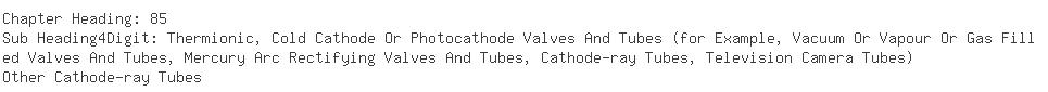 Indian Importers of cathode ray tube - Parikh Industries