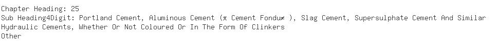 Indian Importers of cement - Gujarat Ambuja Cements Ltd