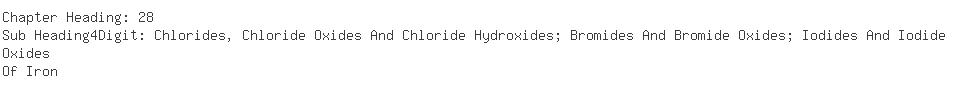 Indian Exporters of chloride - Cochin Minerals And Rutile Ltd