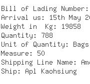 USA Importers of chloride - Yuanmao Logistics Inc