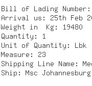 USA Importers of chloride - Basf Corporation C/o Panalpina Inc