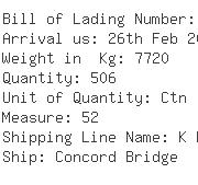 USA Importers of cleaner - K Line Logistics Usa Inc