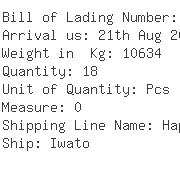 USA Importers of clutch disc - Deere  &  Co C/o Dhl Danzas