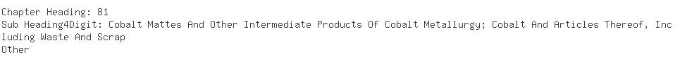 Indian Importers of cobalt - 3-m Corporation