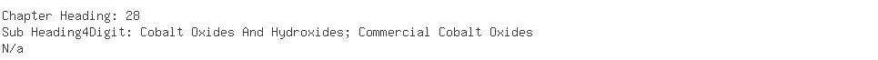 Indian Importers of cobalt oxide - Krishna Associates