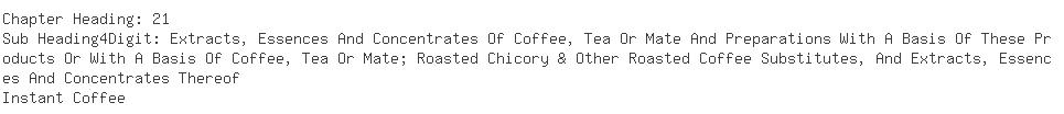 Indian Importers of coffee - Geekay Sales Corpn