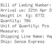 USA Importers of consumable - Dhl Global Forwarding Mexico