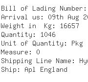 USA Importers of consumable - Union Pacific Logistics Inc