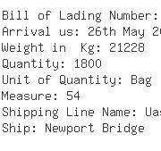 USA Importers of container bag - Columbia Container Lines Usa Inc