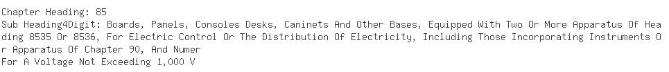 Indian Importers of control system - Reliance Industries Ltd