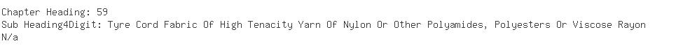 Indian Importers of cord - Apollo Tyres Ltd