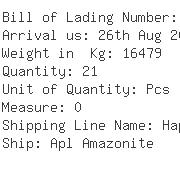 USA Importers of coupling - Egl Ocean Line