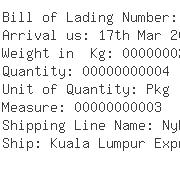 USA Importers of electrode - Panalpina Inc -ocean Freight