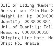 USA Importers of elevator - Damco Sea  &  Air