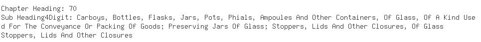 Indian Exporters of empty glass - F K Bagasrawala  &  Sons