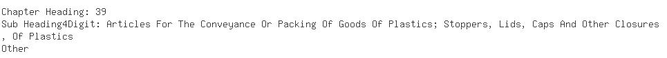 Indian Importers of empty plastic - D. K. Exim