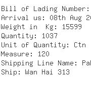 USA Importers of empty plastic - Transcon Shipping Co Inc-lax