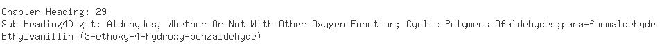 Indian Importers of ethyl vanillin - Cadbury India Limited