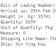 USA Importers of fabric polyester - Rs Maritime Canada Inc Boundary