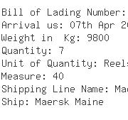 USA Importers of fiber cable - Danmar Lines Dhl Danzas Air