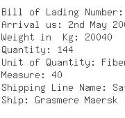 USA Importers of fibre paper - Multilink Container Line Llc