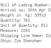 USA Importers of film roll - Parmalat Centroamerica Sa