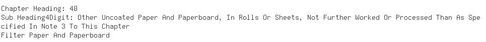 Indian Importers of filter paper - Glaxosmithkline Pharmaceuticals Limited