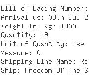 USA Importers of gas cylinder - Royal Caribbean Cruises Ltd